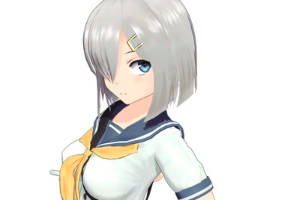  (칸코레) 하마카제 mmd 모델