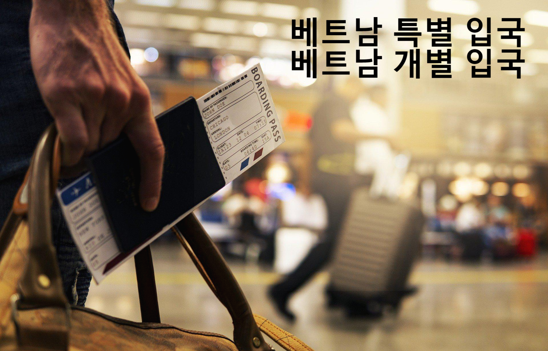  베트남 특별 입국 _ 베트남 개별 입국 _ 베트남 여행 입국 가능 여부