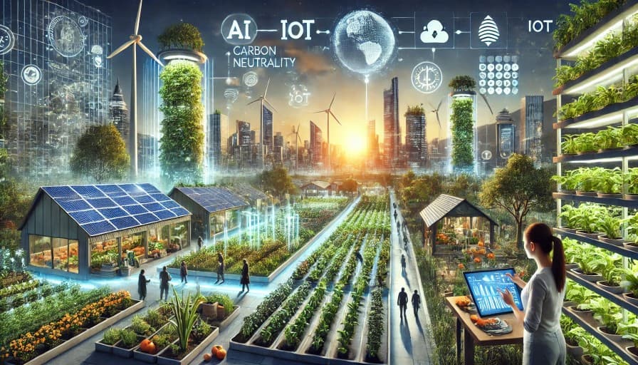 도시 농업과 환경: 탄소 발자국 감소를 위한 새로운 모델(Urban Agriculture Carbon Reduction)