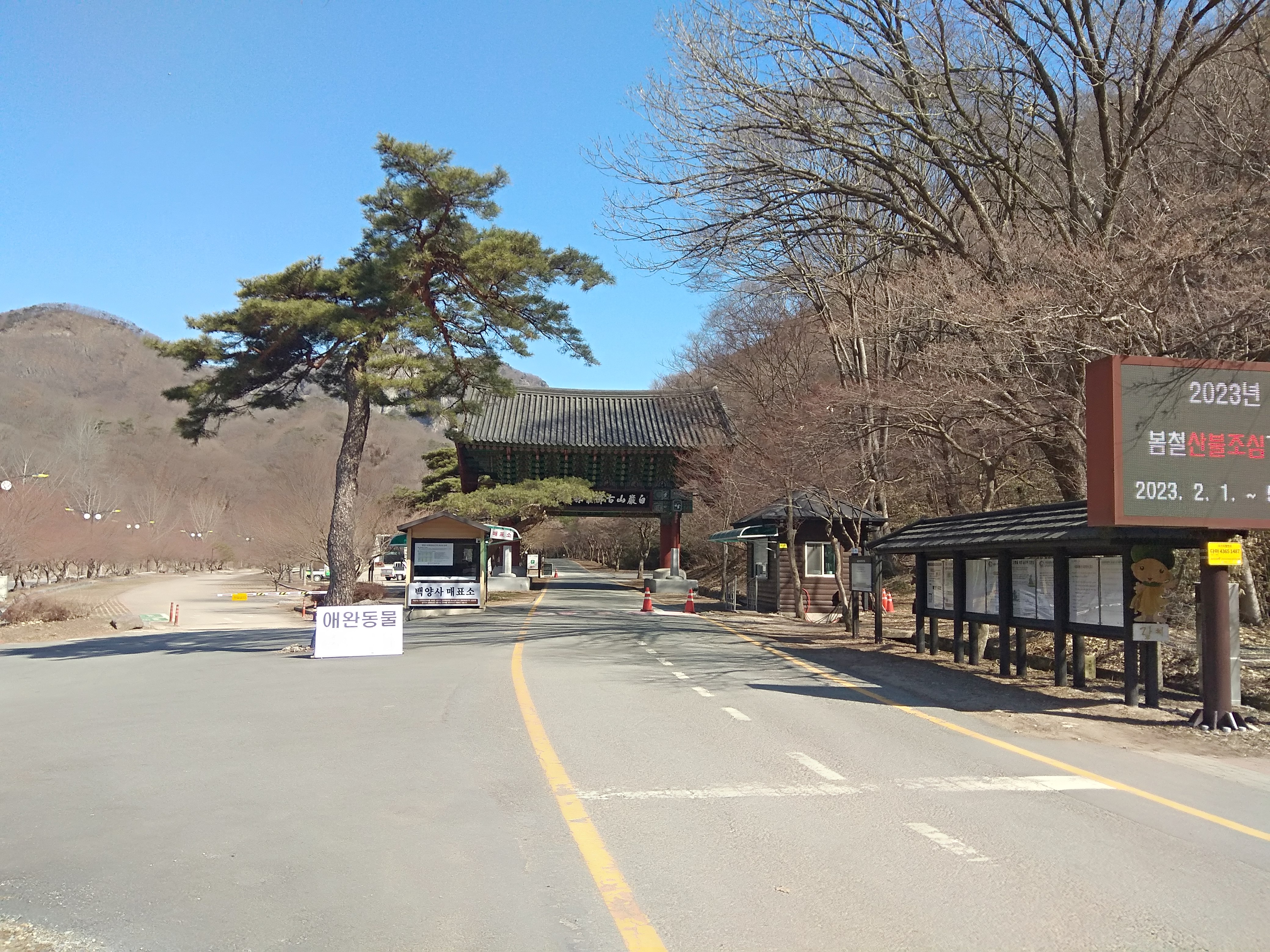  이른 봄 내장산국립공원 백암산 백양사 여행 (2023 년 3월)