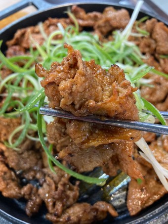연탄불고기 오리양념불고기