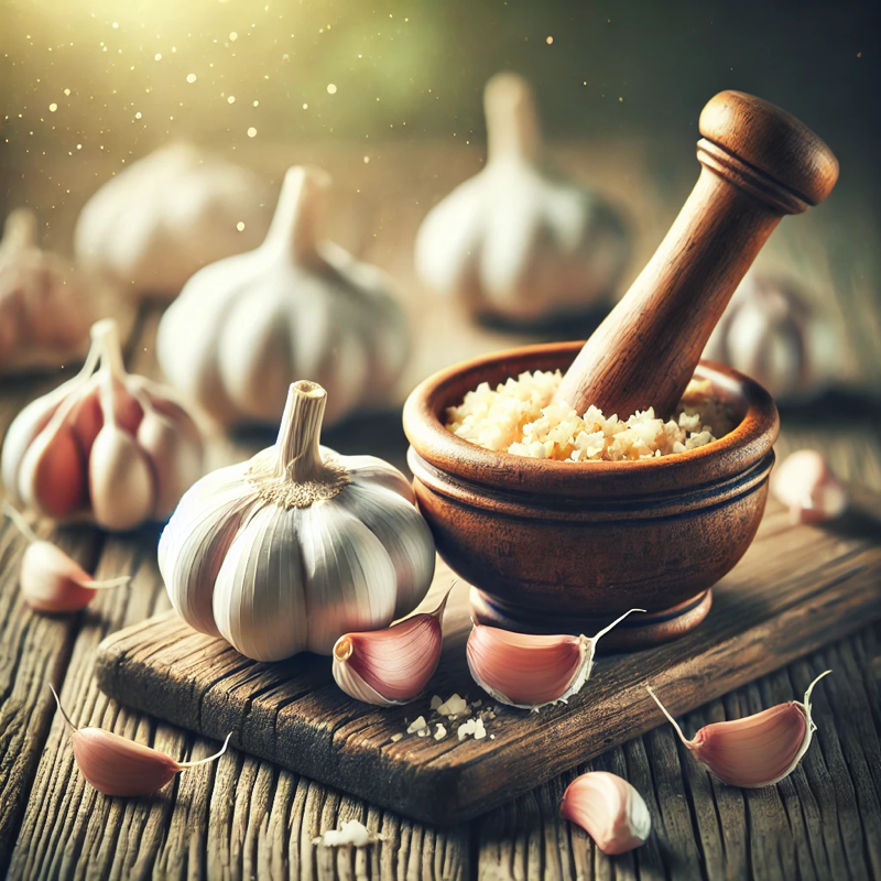 비염에 좋은 마늘 – 강력한 항균 작용 🧄