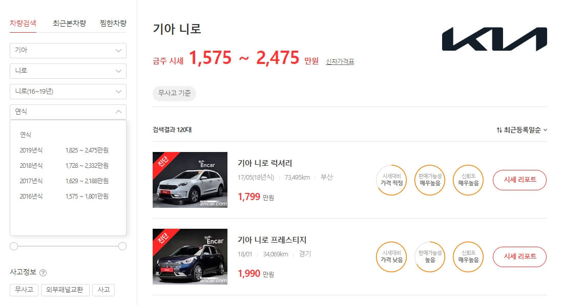 중고차 시세