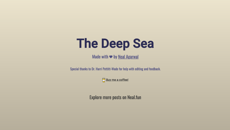  깊은 바다 수중생물 [바닷속 어류 보기/물고기/심해/The Deep Sea/니모와 도리를 찾아서]