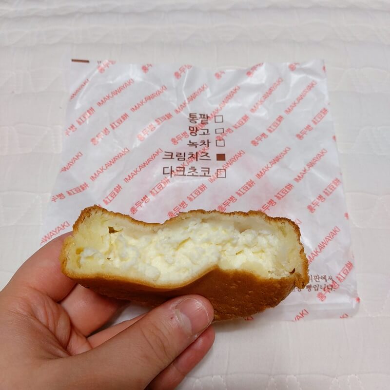 인천 차이나타운 홍두병 크림치즈맛 사진