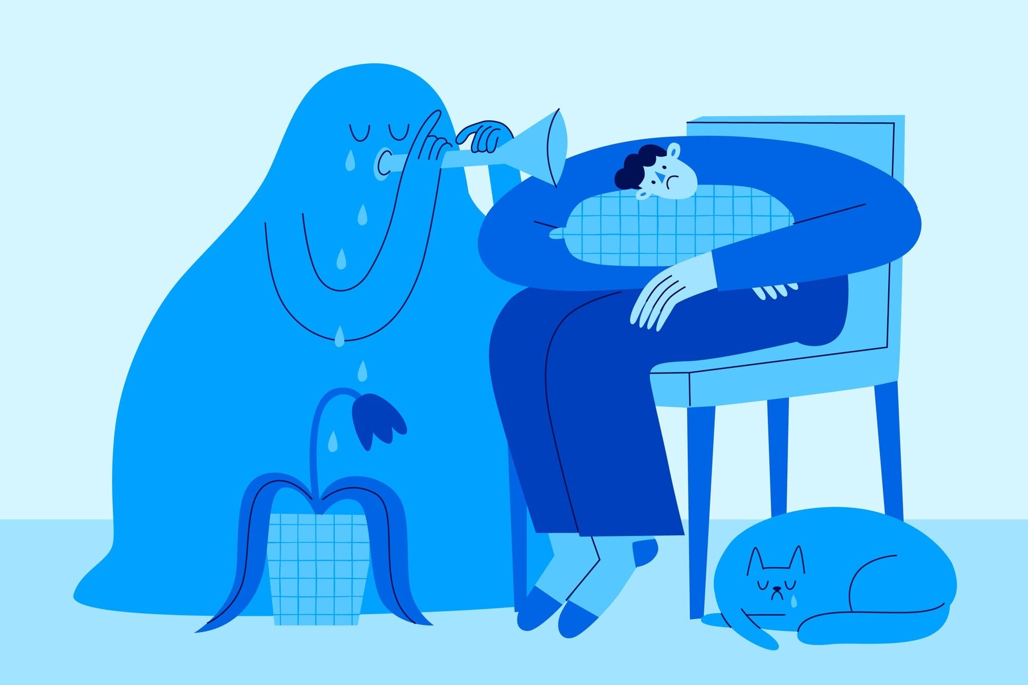 🧠 우울증은 뇌를 어떻게 변화시킬까? 신경과학으로 본 정신 건강
