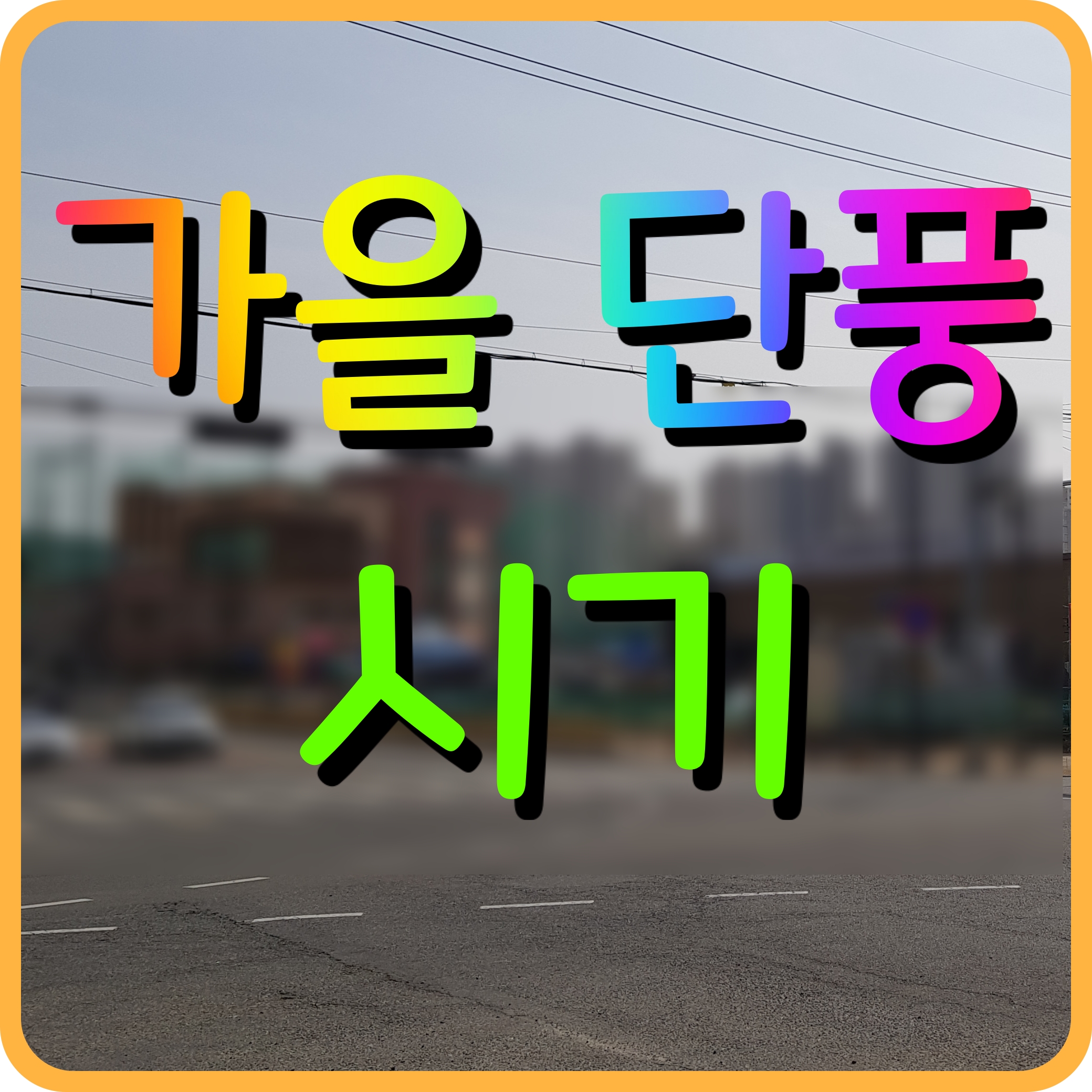  가을 단풍시기 절정 언제일까 등산 산행 떠나기전 체크 필수