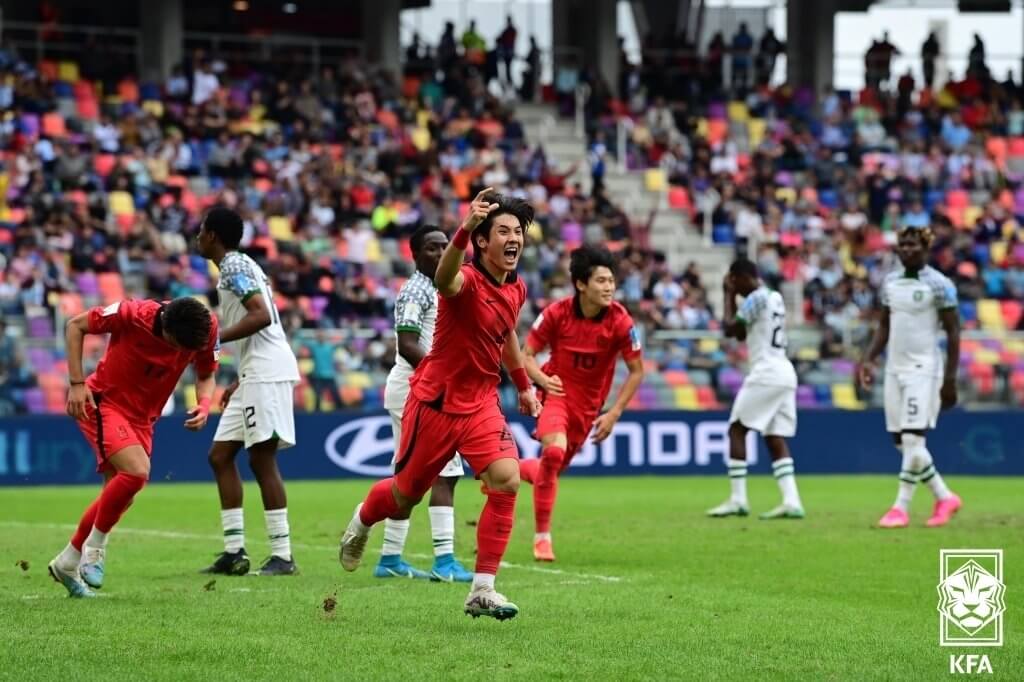 축구-U20-대한민국-나이지리아-8강-4강진출-월드컵-헤딩골-최석현