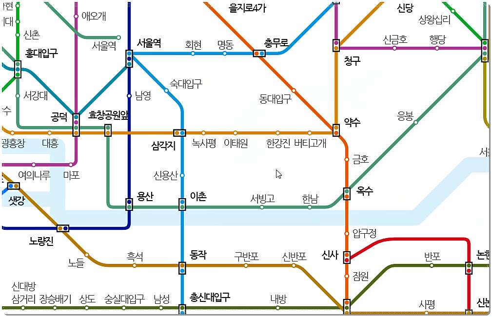 지하철 운행 정보