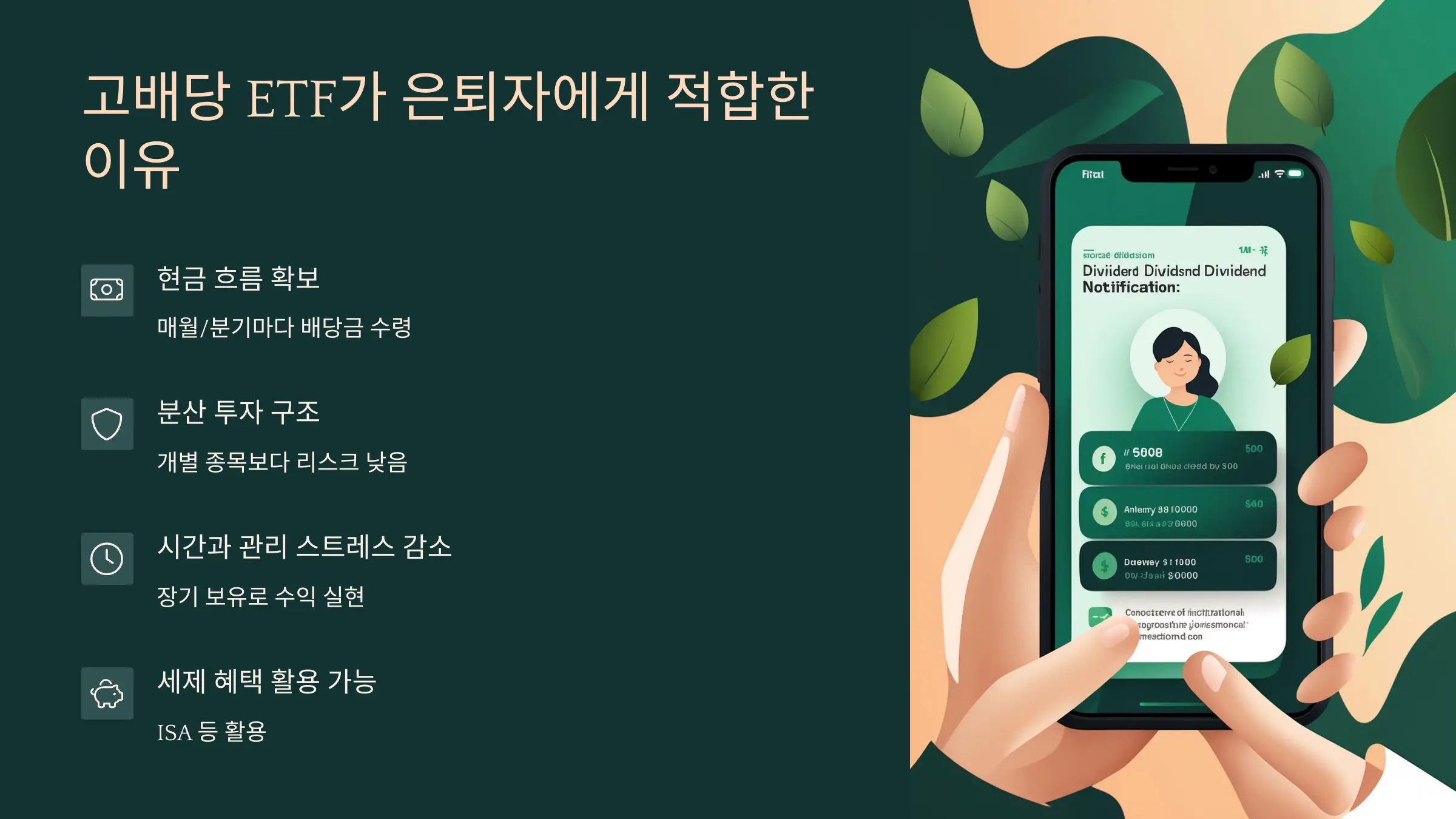 고배당 ETF가 은퇴자에게 적합한 이유