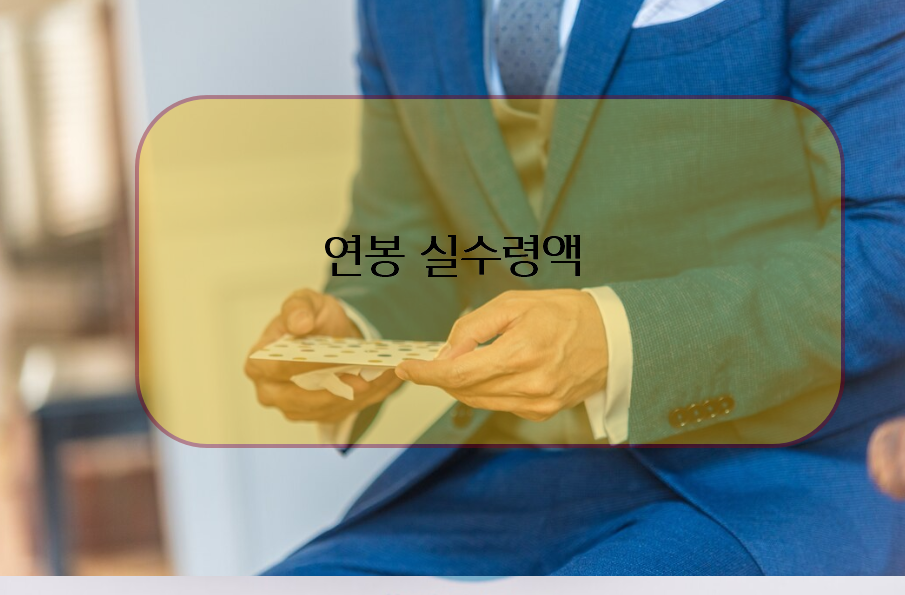 연봉 실수령액