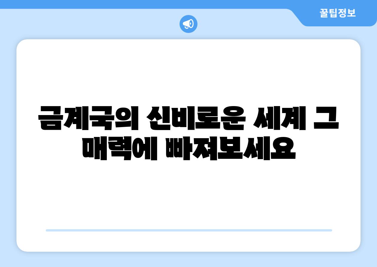 금계국의 신비로운 세계 그 매력에 빠져보세요