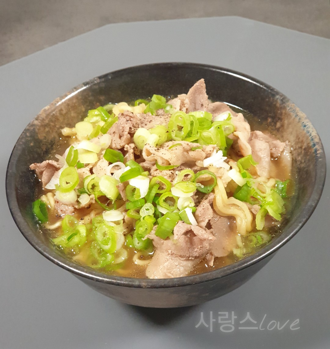  백종원 쇼유라멘 만들기 라면사리로 뚝딱 만드는 쇼유라멘