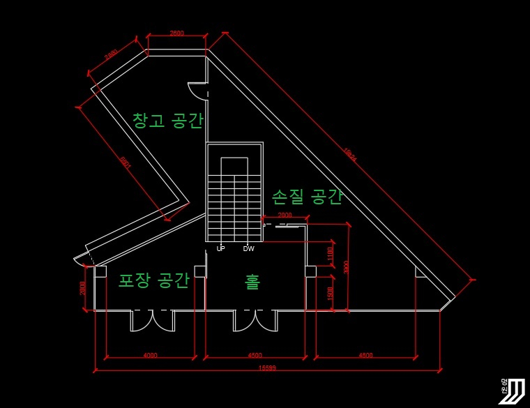 김경식 민물장어 백운점 1층 평면도