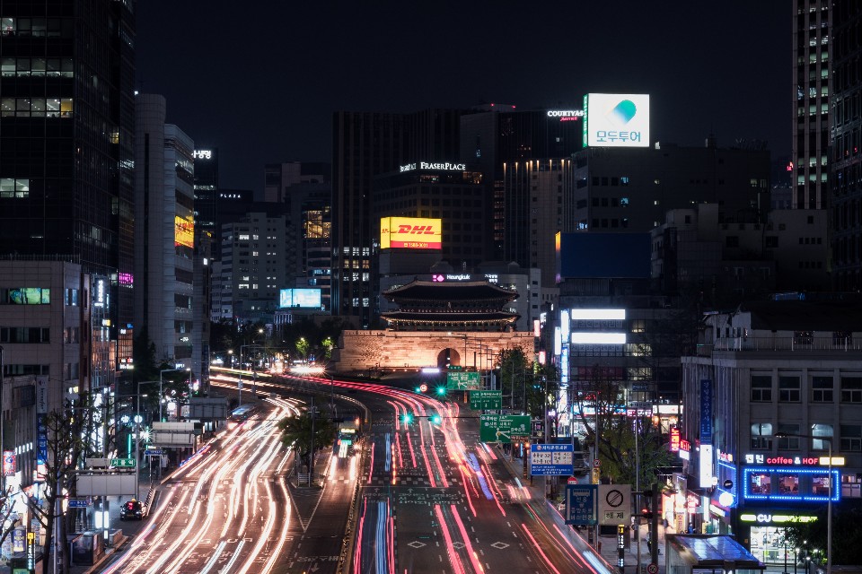  서울역 야경 촬영 포인트 서울로7017