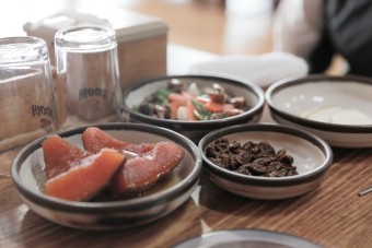 활오징어회 산오징어물회