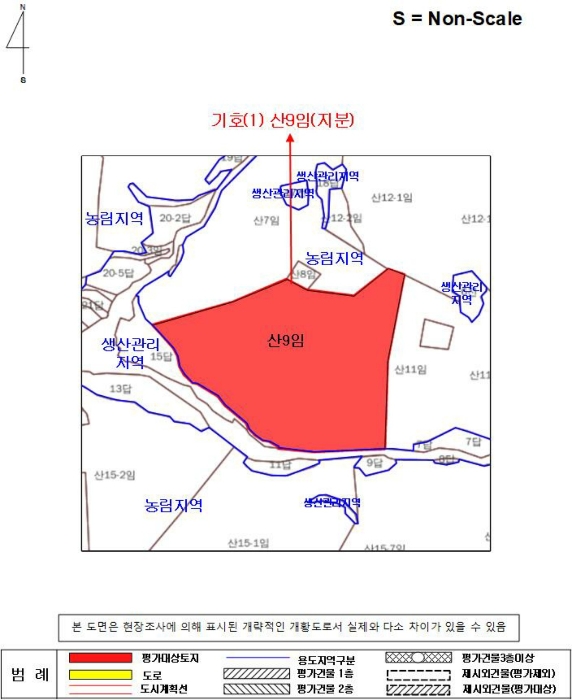 진주지원2022타경36386 지 적 개 황 도