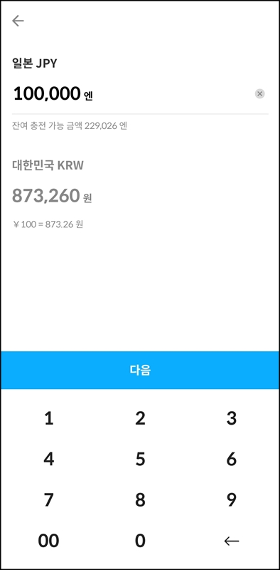 트래블-월렛-엔화-충전