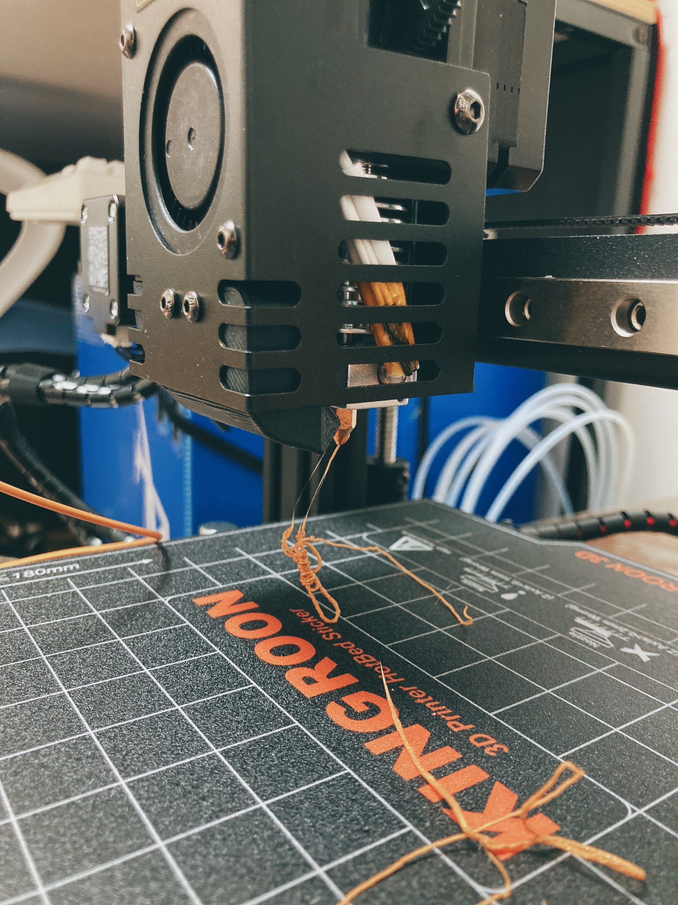 킹룬 KP3S 필라멘트 교체 방법_필라멘트 정상 압출