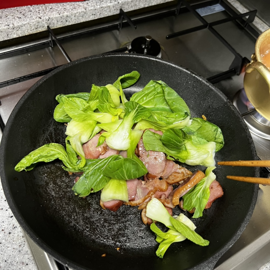 [오늘 아침] 오리 / 청경채 / 사과 / 복숭아 / 현미밥 삶은계란 / 다이어트 식단 13