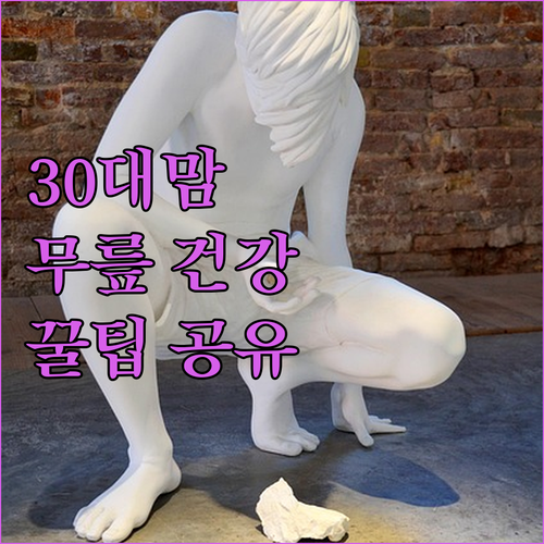 30대 애엄마의 무릎 건강 일기! 꿀