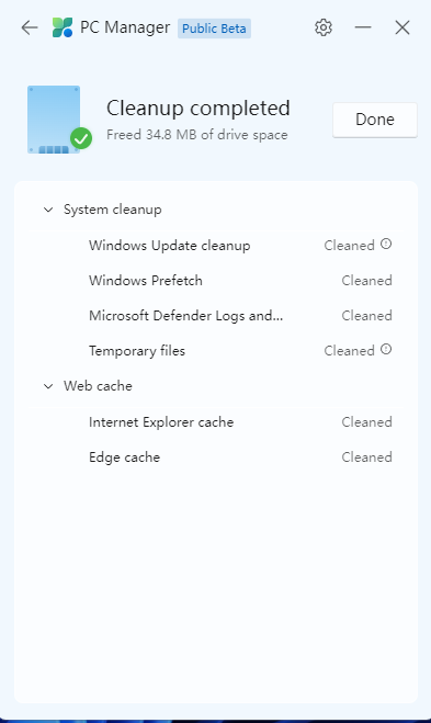 Microsoft PC Manager