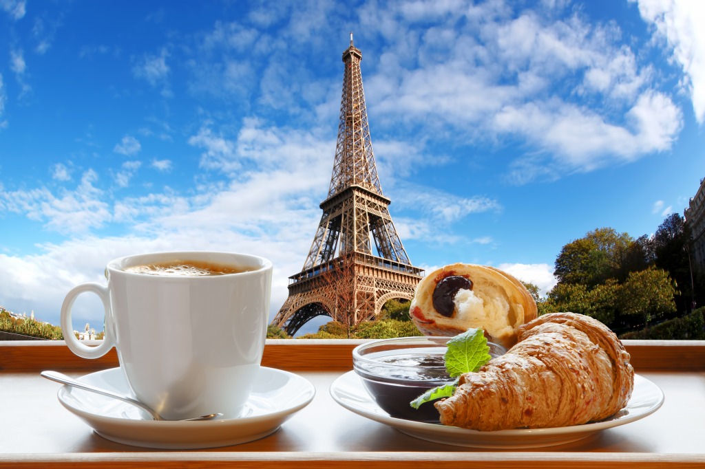 프랑스 커피와 크로아상
