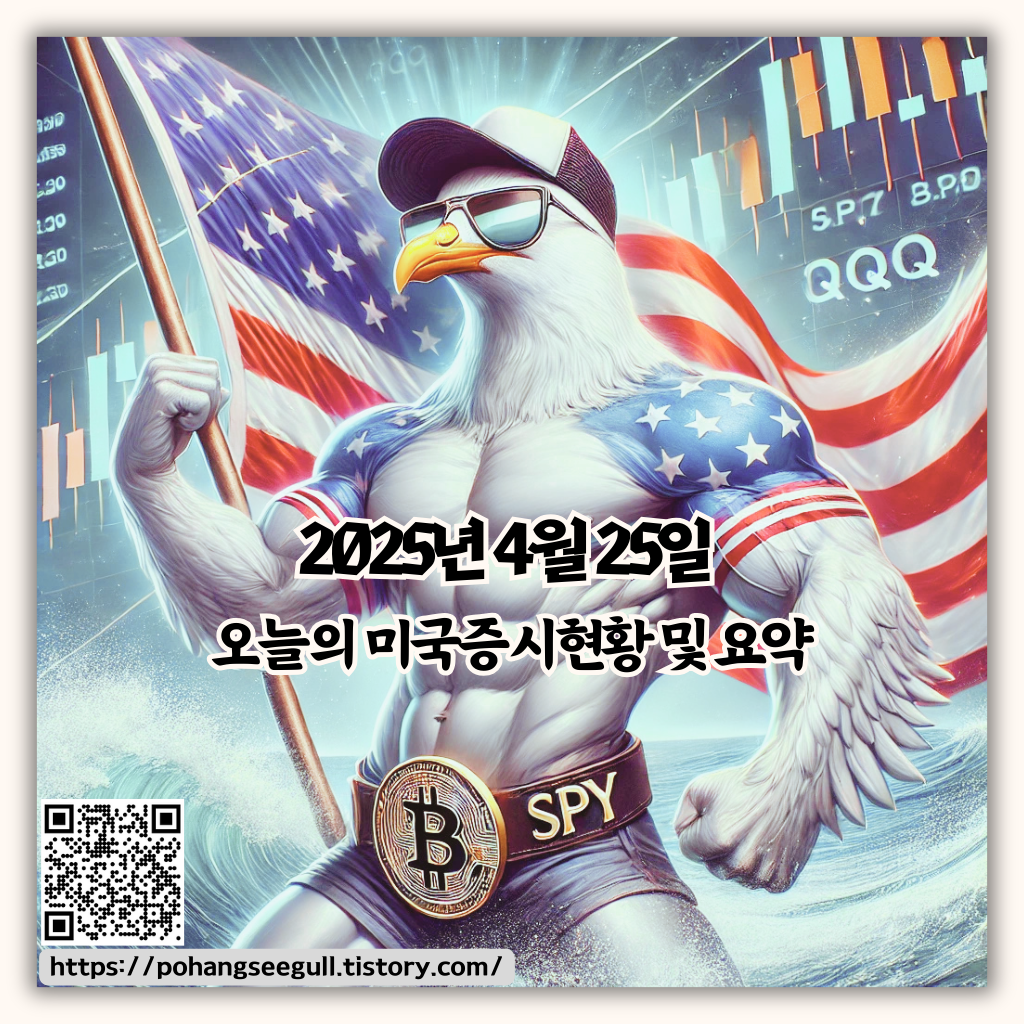 [4월 25일 미국 증시 현황]_오늘의 미국 증시 현황 및 요약ㅣ구글 어닝서프&amp;#44; FOMC전망&amp;#44; 한미관세협상