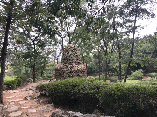 도토리 던져준 곳