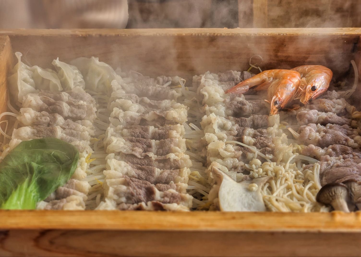 편백찜 익은사진