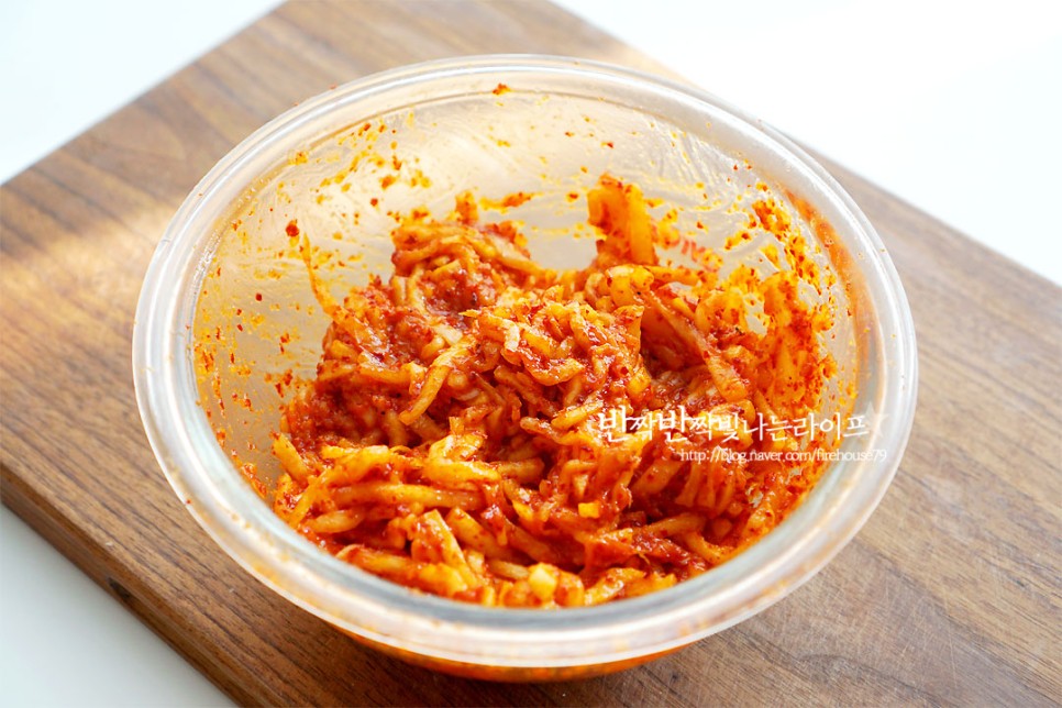 만들기 삼겹살수육 보쌈김치 맛있게~ 무수분 수육 보쌈 무김치 15