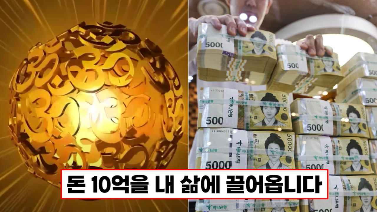 우주의 무한한 풍요, 재물, 돈을 긴급하게 끌어들이고 번영, 부를 통해 10억을 가져옵니다