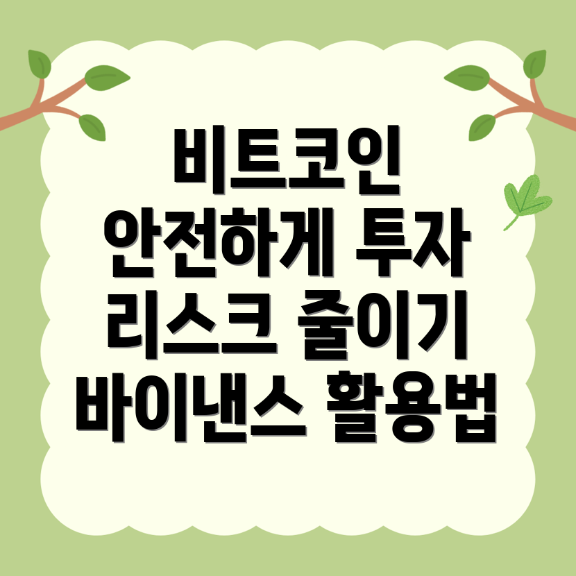 비트코인 투자 리스크