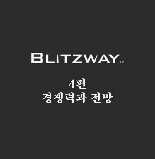  [블리츠웨이 4편] 경쟁력과 향후 전망