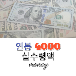  연봉 4000실수령액