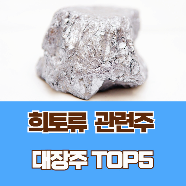 희토류 관련주 대장주 테마주 TOP5 : 영구자석