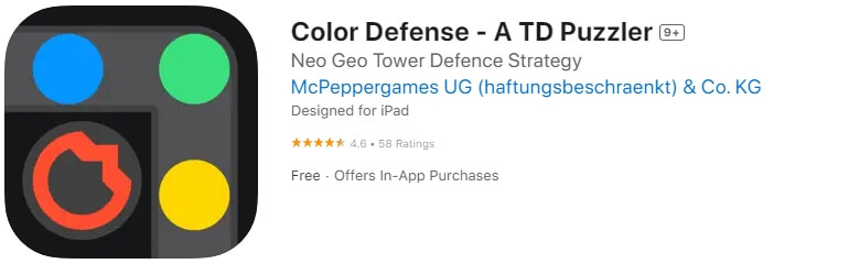 Color Defense - A TD Puzzler