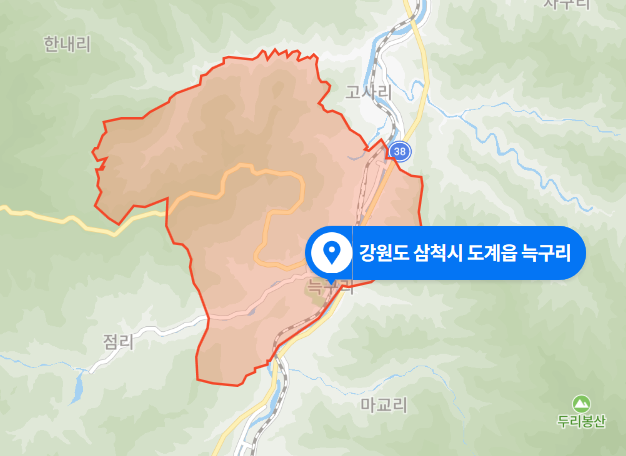  강원도 삼척시 도계읍 늑구리 차량 정면충돌 사고 (2021년 1월 24일)