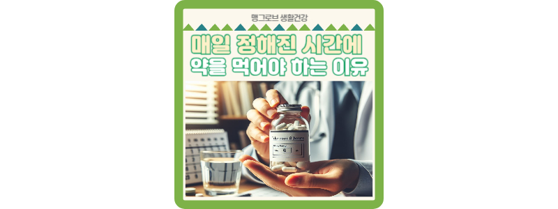 매일 정해진 시간에 약을 먹어야 하는 이유 썸네일