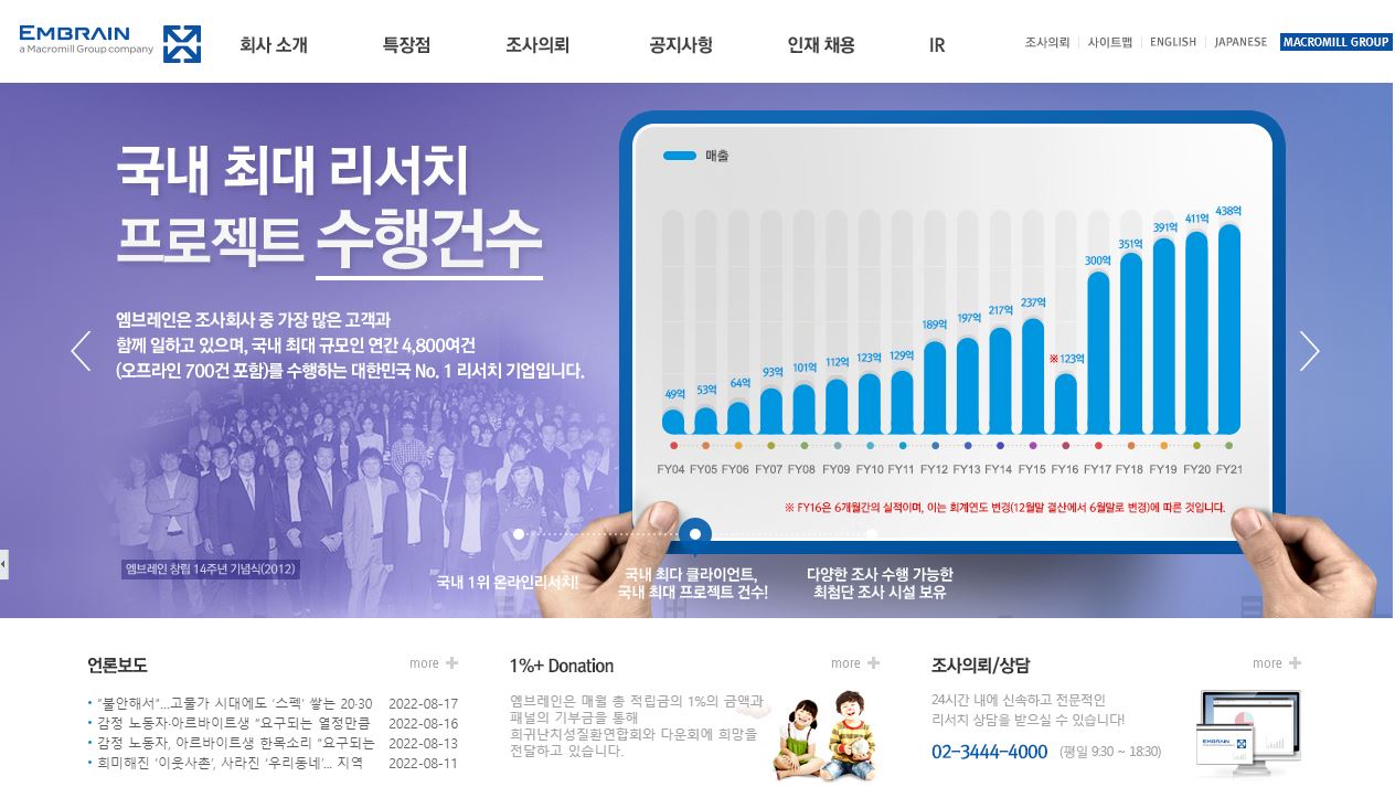  엠브레인 배당금(2022년 배당금)