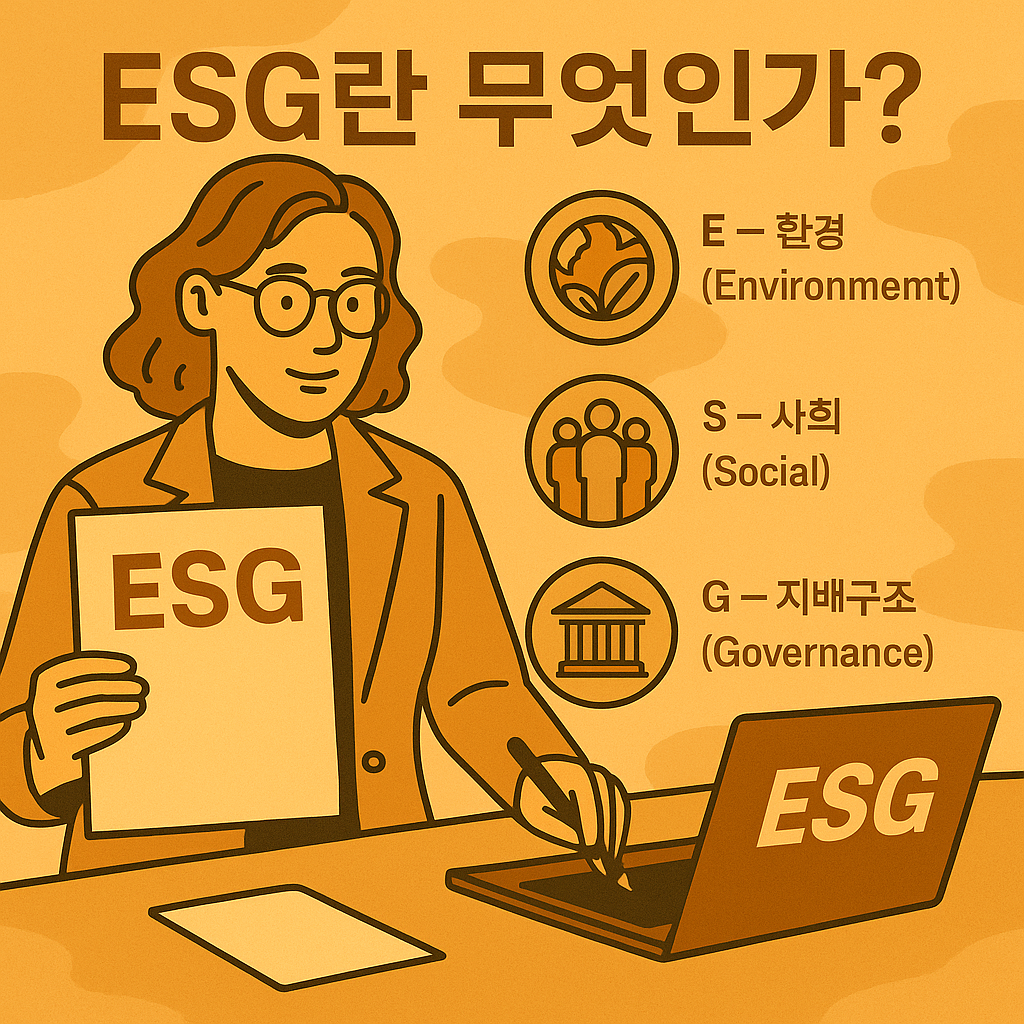 처음 듣는 ESG, 도대체 뭘까?
