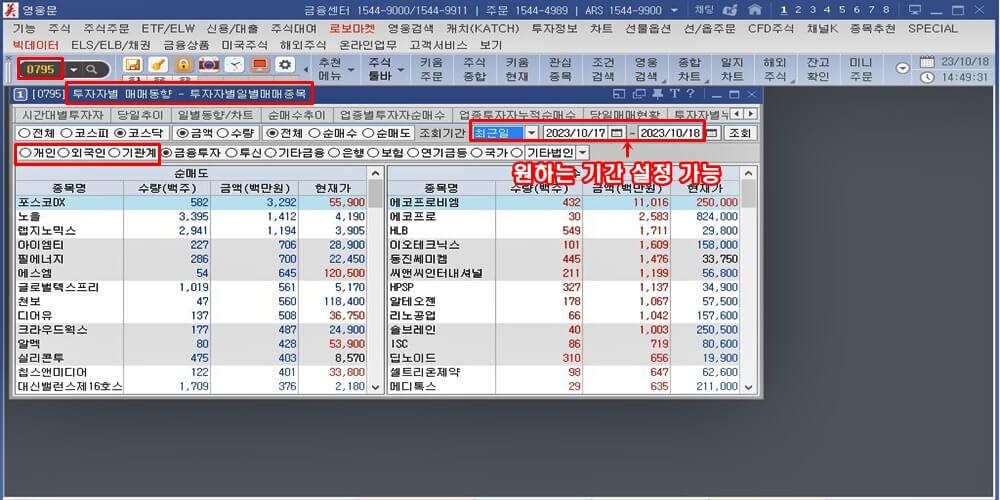 개인-외국인-기관