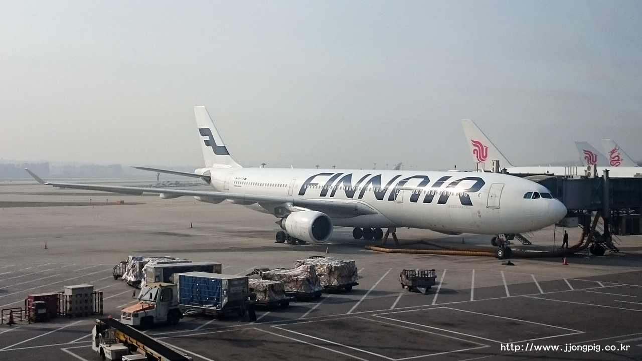 핀에어 Finnair AY FIN OH-LTM A330-300 Airbus A333 베이징 수도 국제공항 Beijing - Capital 북경 Beijing PEK ZBAA