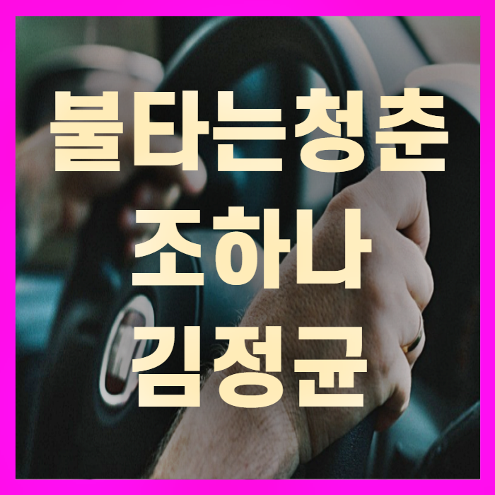  불타는청춘 조하나 김정균 부케 결혼식 운명적 남친 (+꼼꼼정리)