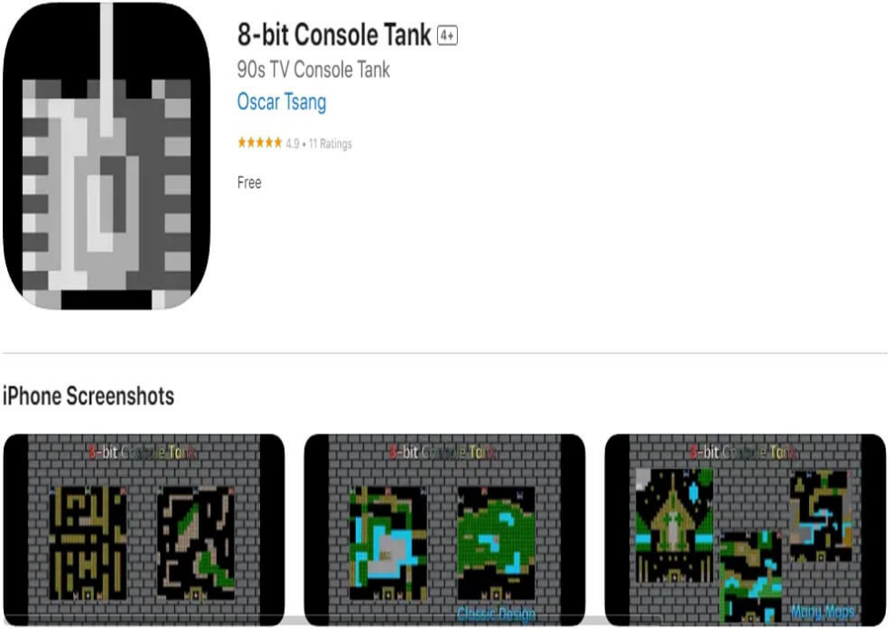 8-bit Console Tank