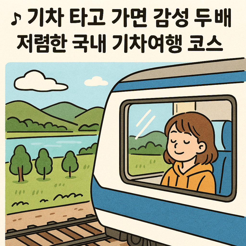 기차 타고 가면 감성 두 배! 저렴한 국내 기차여행 코스
