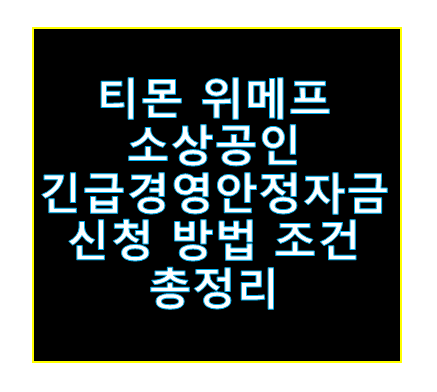 긴급경영안정자금