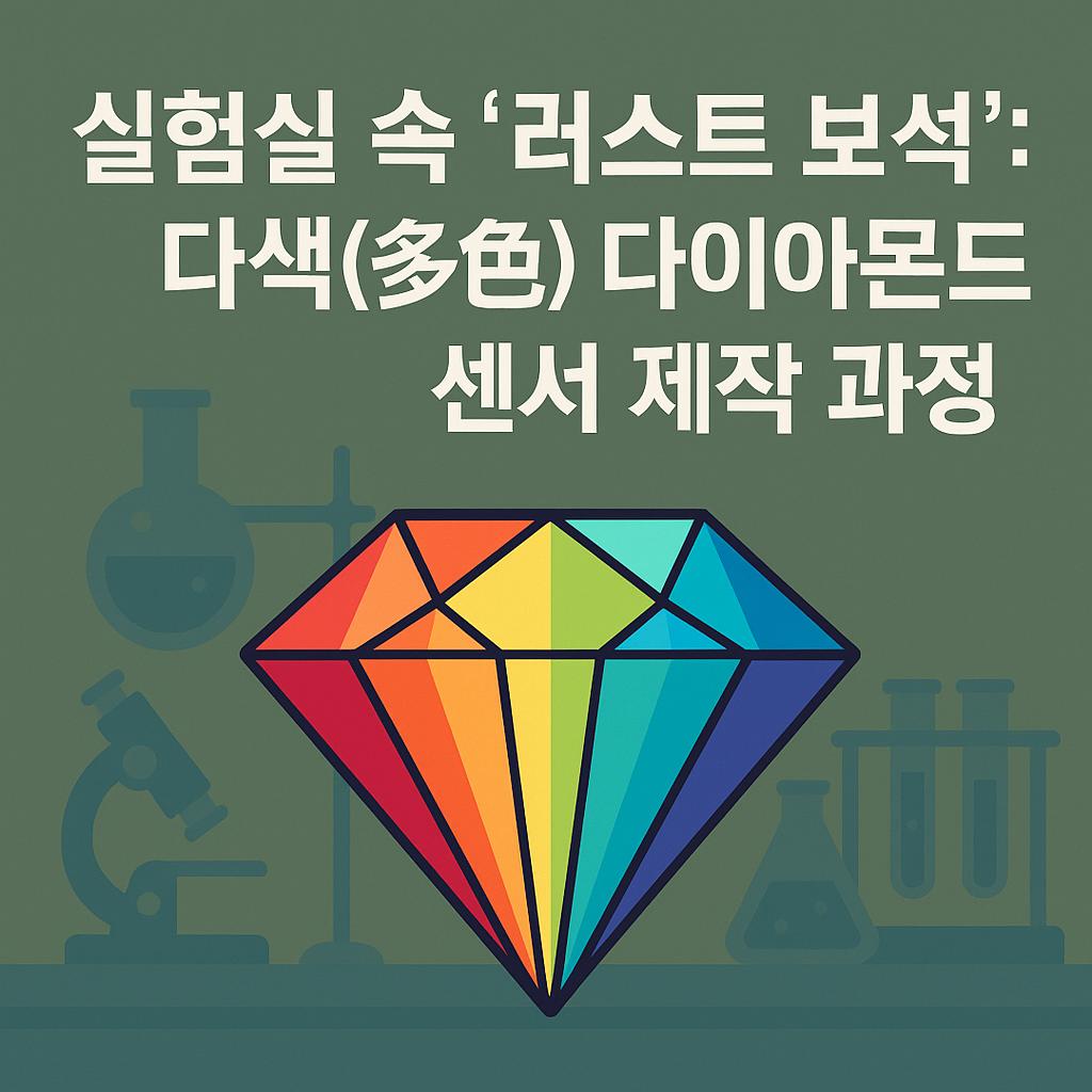 실험실 속 ‘러스트 보석’