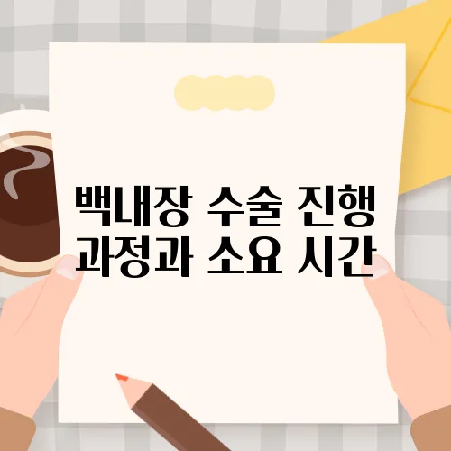 백내장 수술 진행 과정과 소요 시간