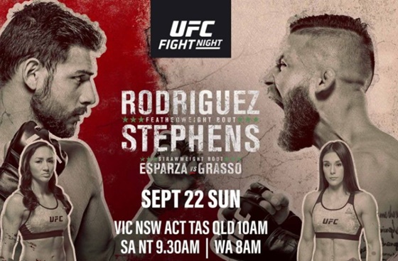  UFC Fight Night 159 로드리게스 스티븐스 중계